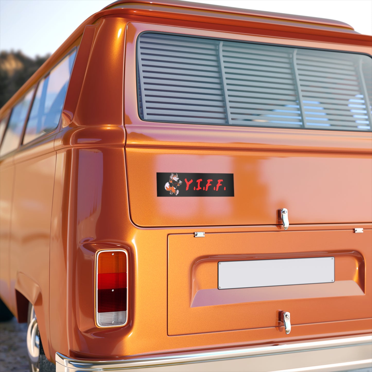 Y.I.F.F. Retro Inspired Bumper Sticker