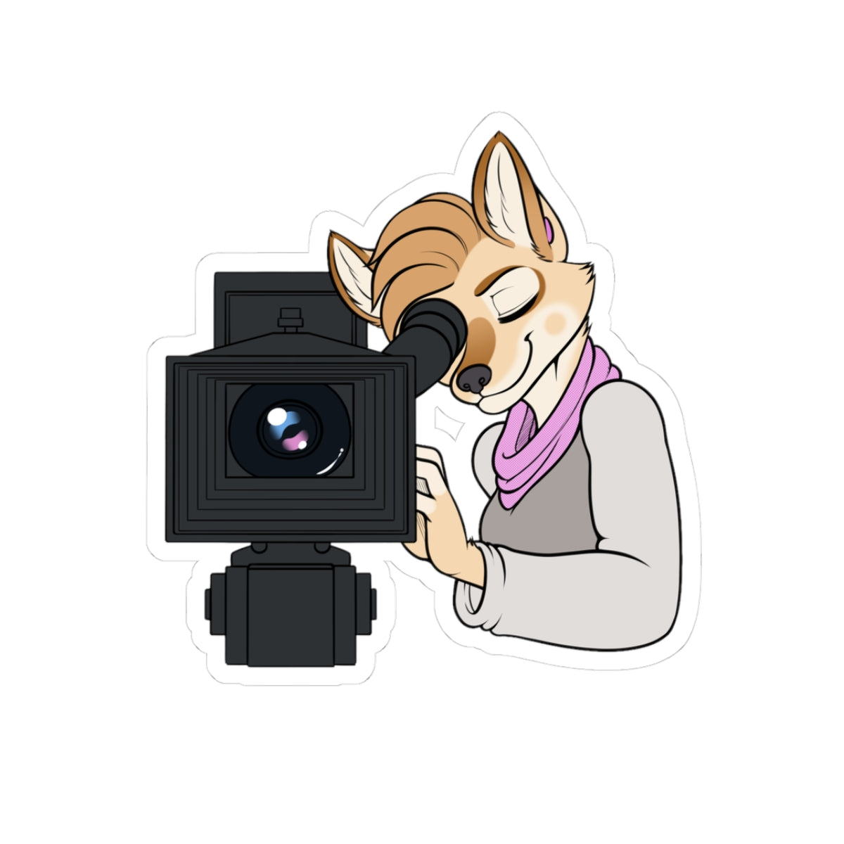 Cinematographer Coyote Sticker