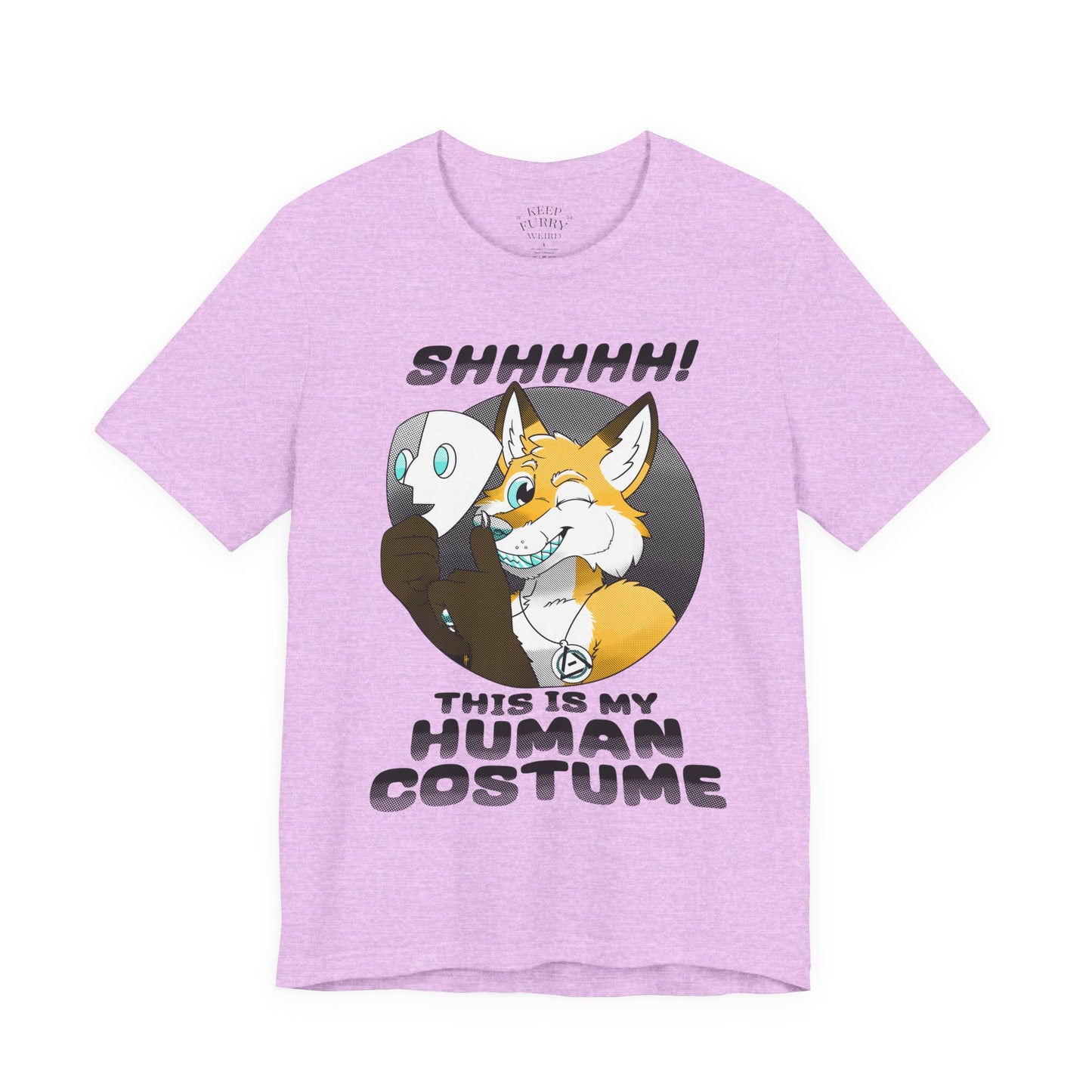 “This Is My Human Costume” Fox Tee – Keep Furry Weird
