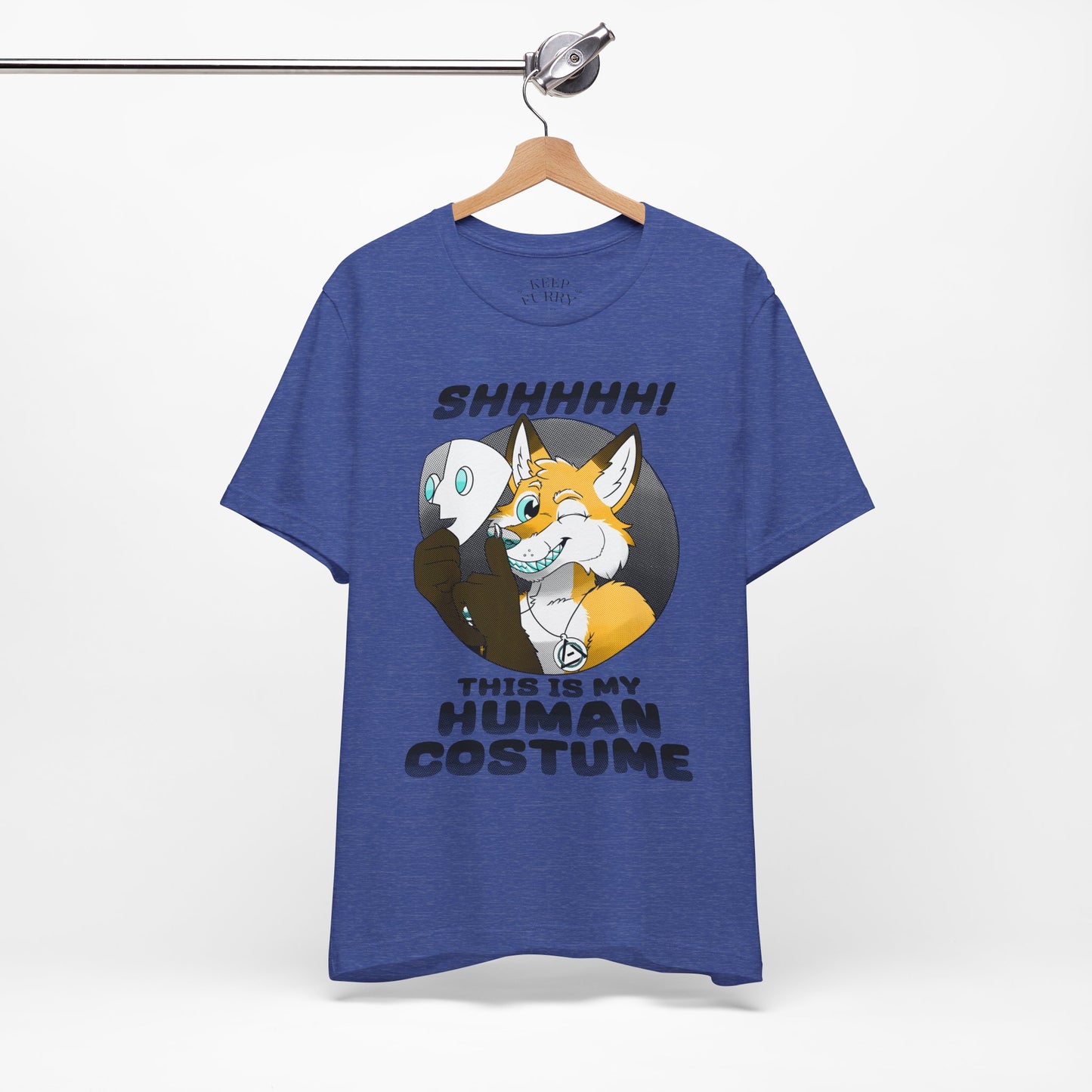 “This Is My Human Costume” Fox Tee – Keep Furry Weird
