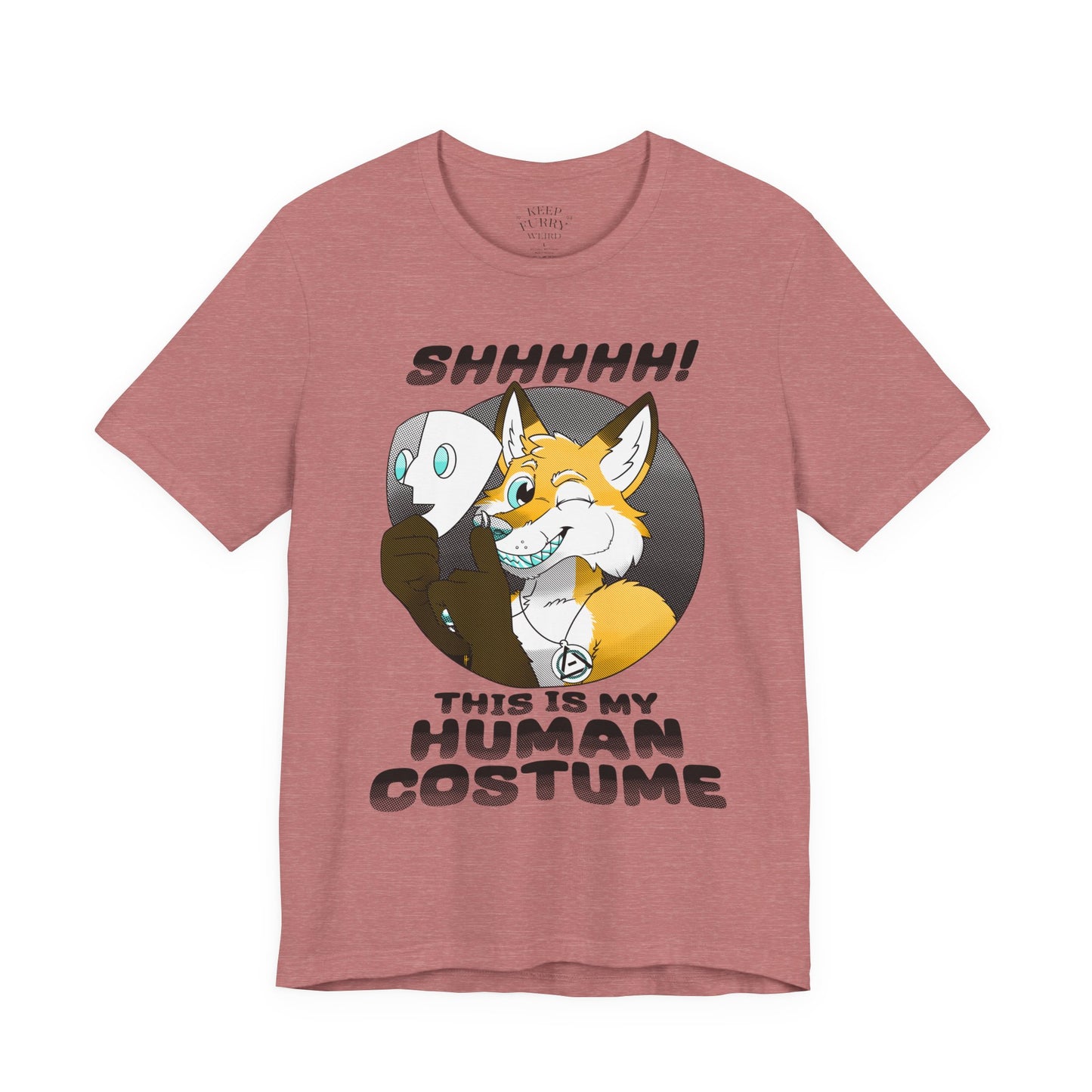 “This Is My Human Costume” Fox Tee – Keep Furry Weird