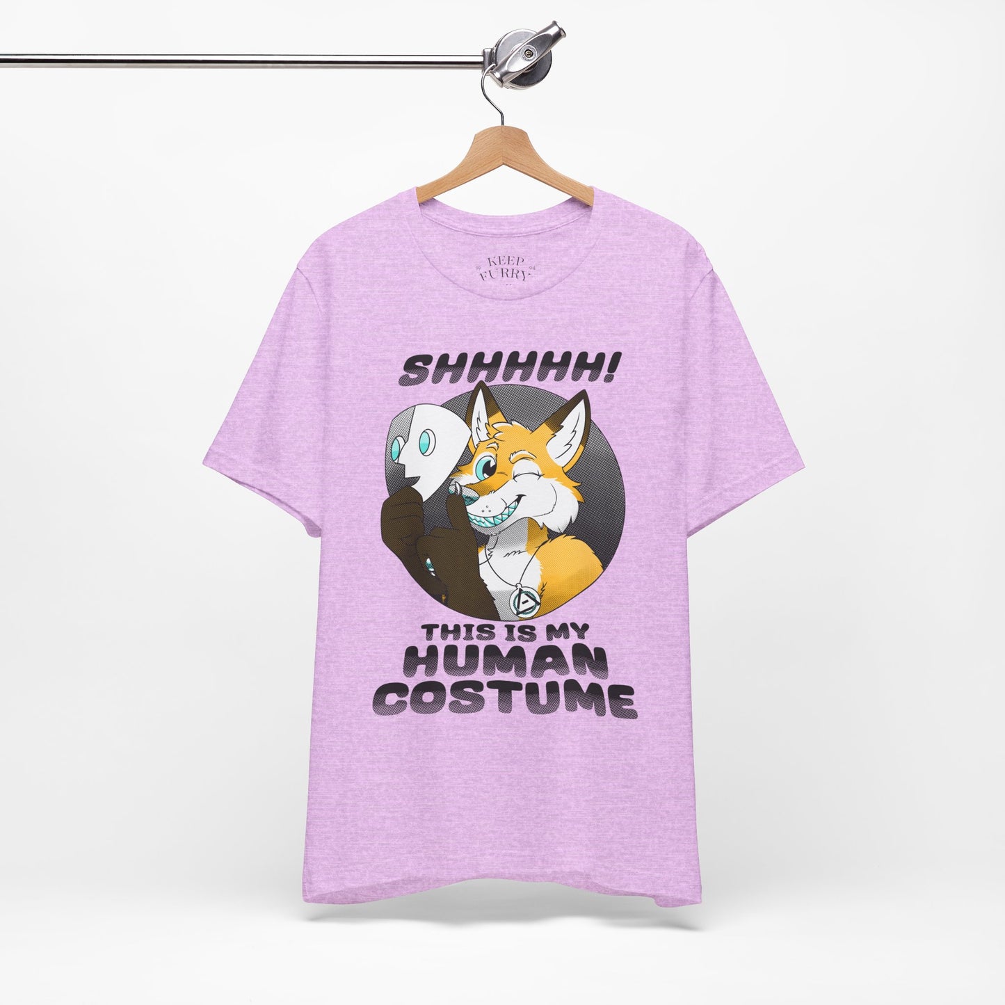 “This Is My Human Costume” Fox Tee – Keep Furry Weird