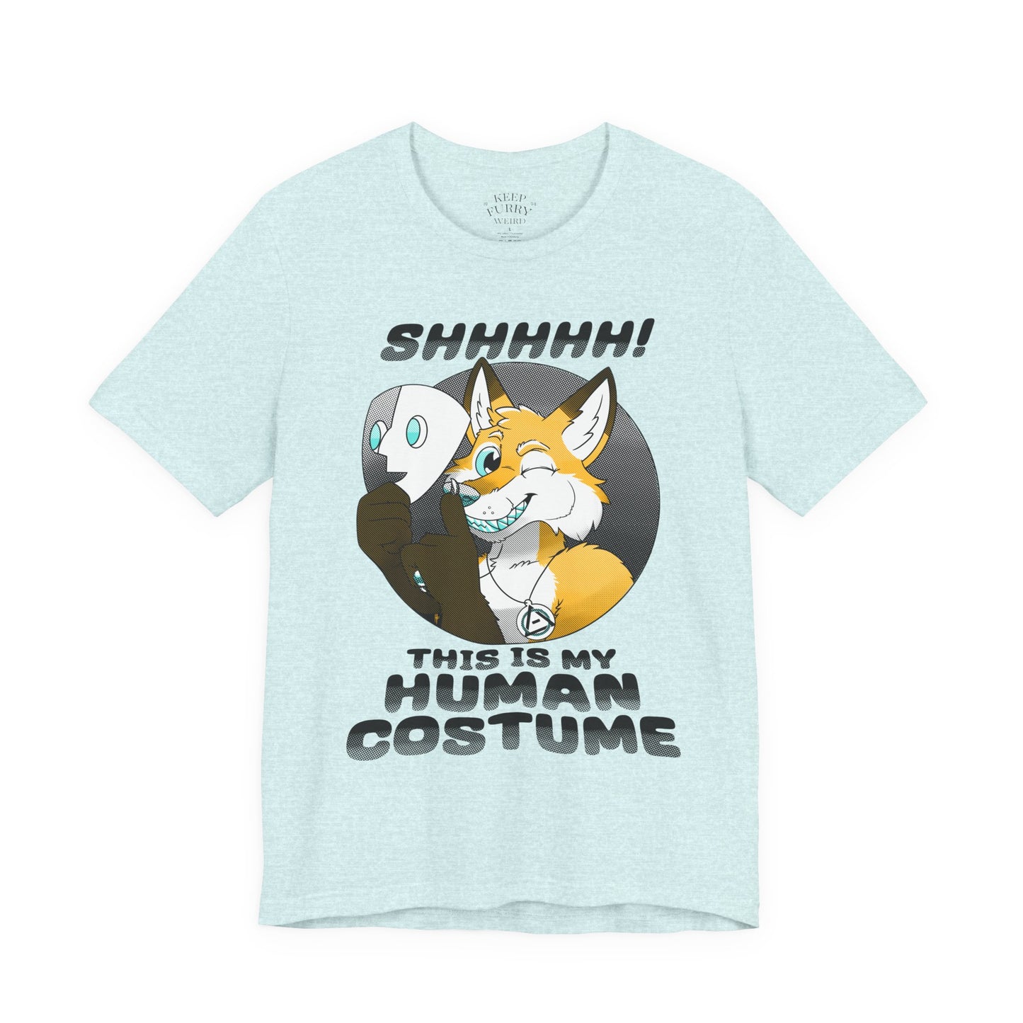 “This Is My Human Costume” Fox Tee – Keep Furry Weird