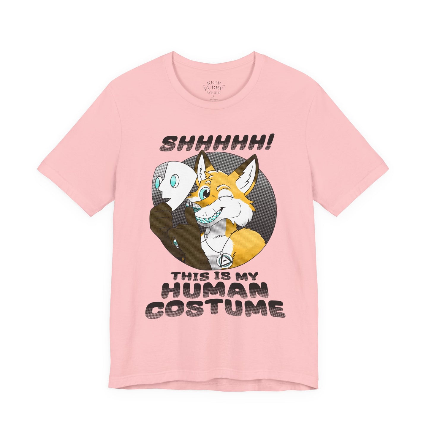 “This Is My Human Costume” Fox Tee – Keep Furry Weird
