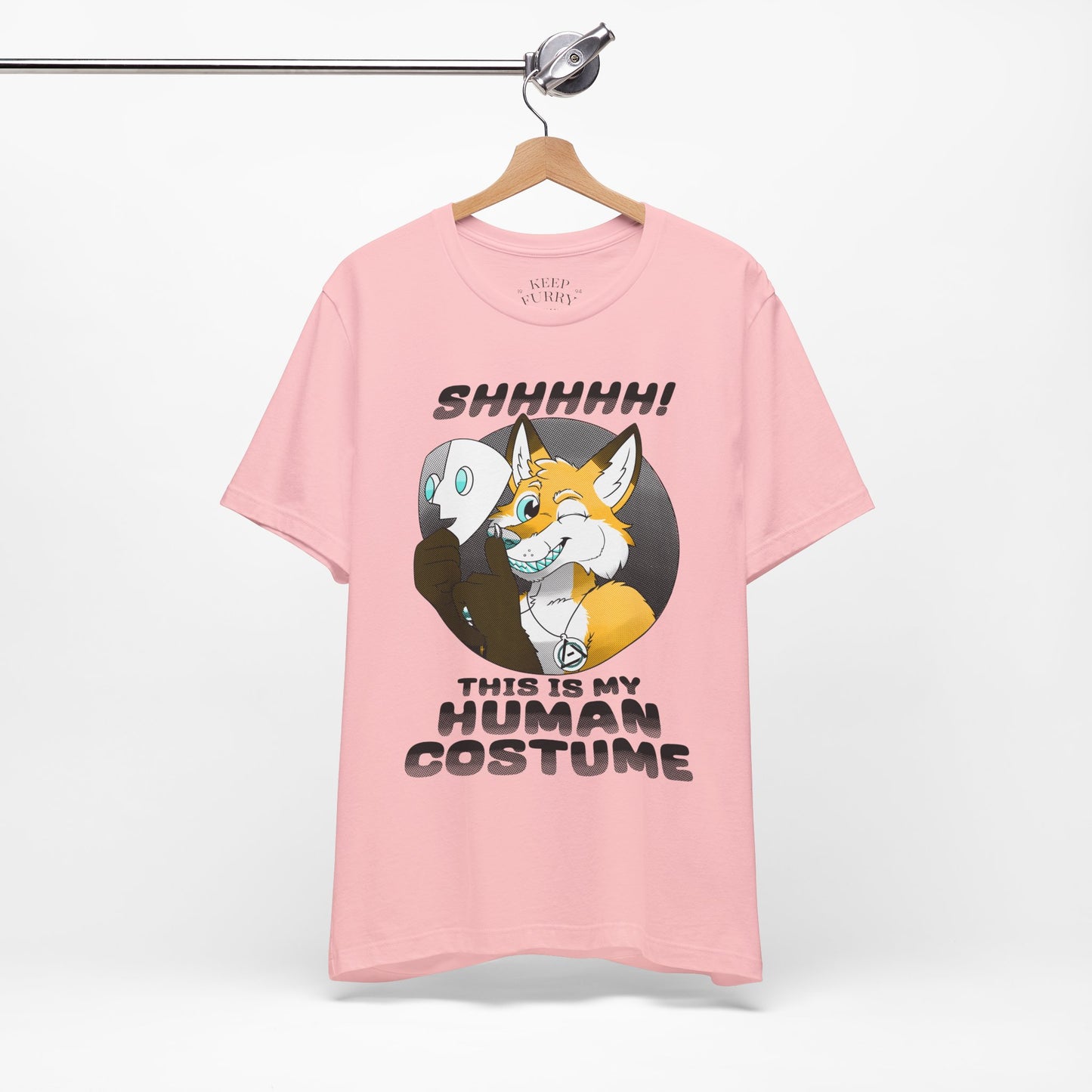 “This Is My Human Costume” Fox Tee – Keep Furry Weird