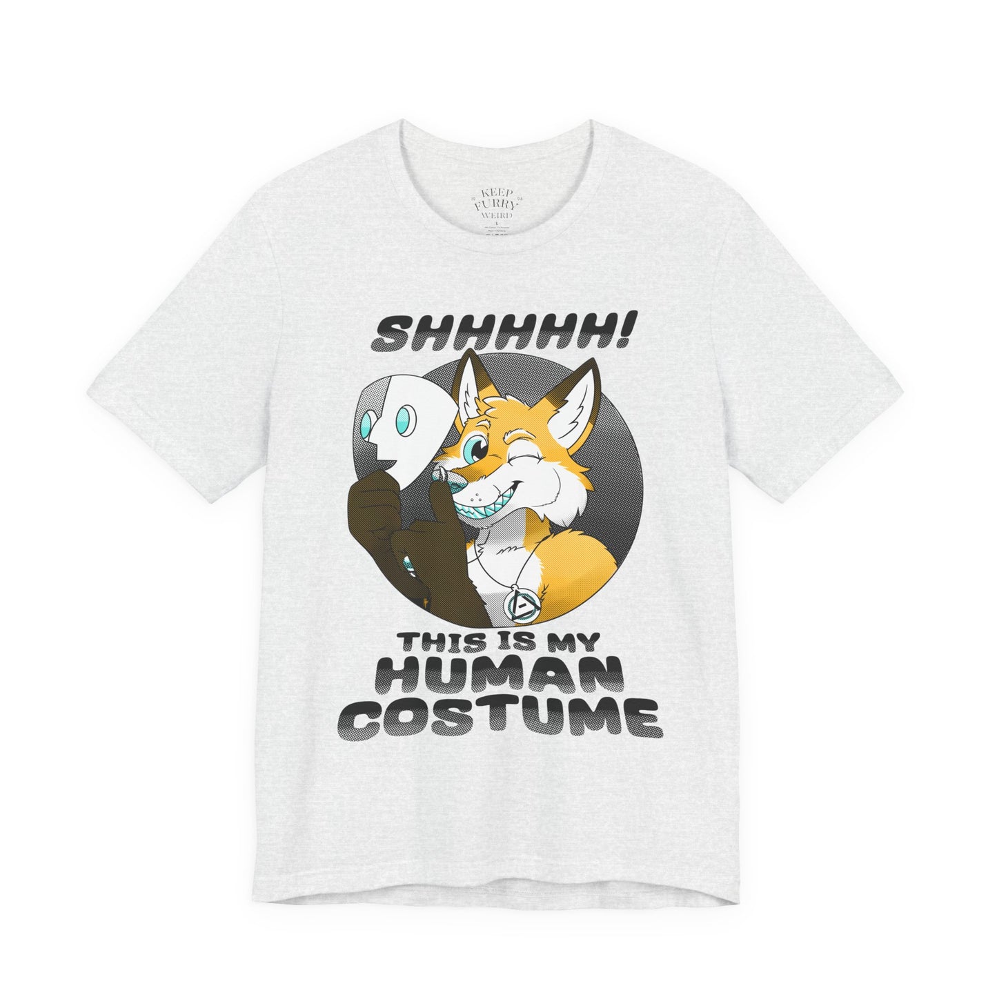 “This Is My Human Costume” Fox Tee – Keep Furry Weird