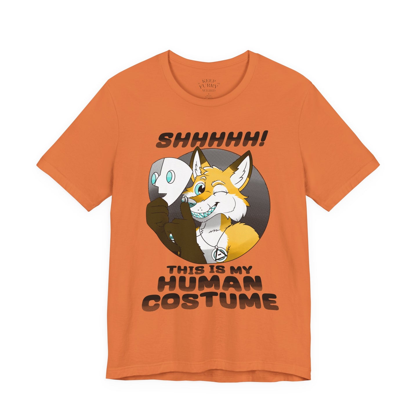 “This Is My Human Costume” Fox Tee – Keep Furry Weird