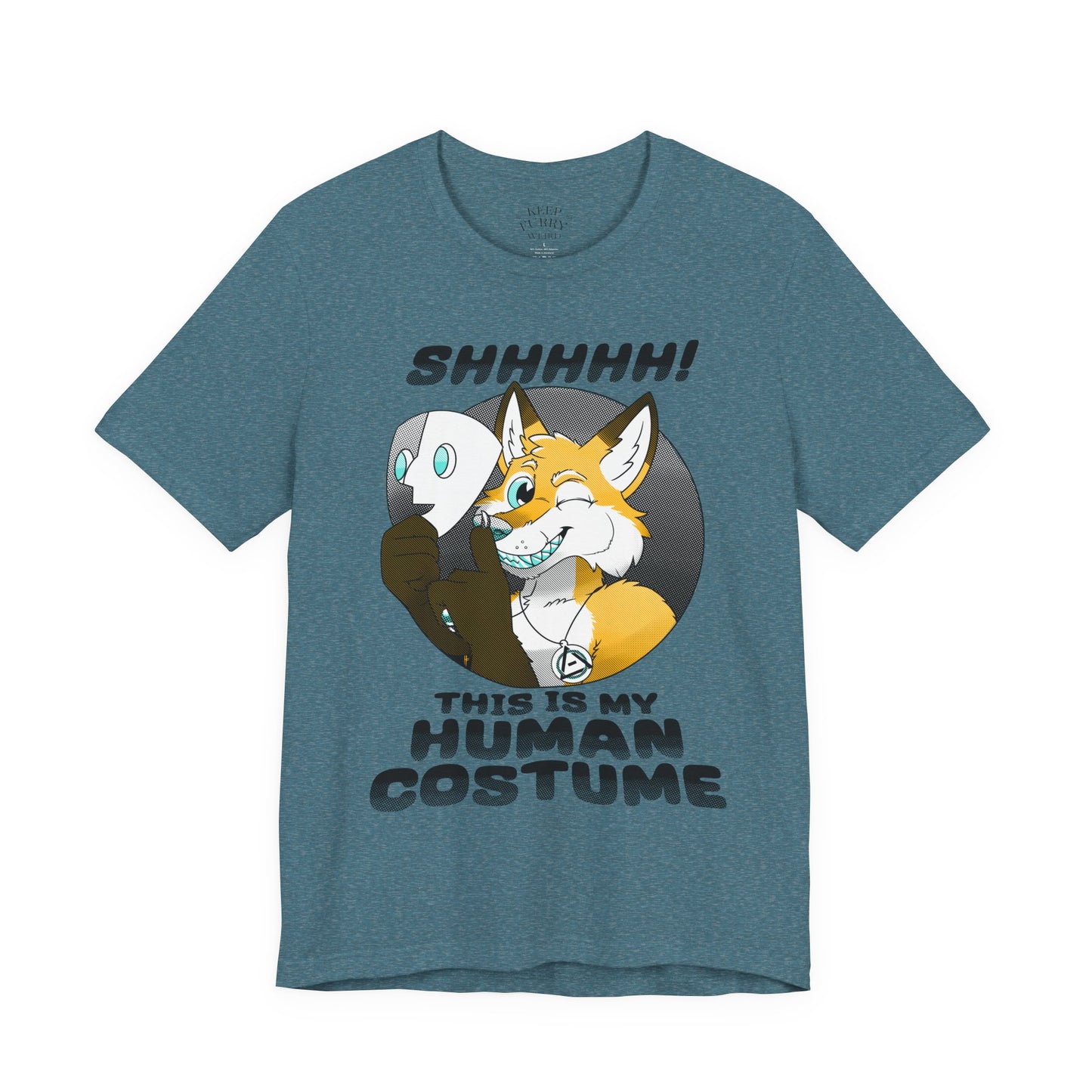 “This Is My Human Costume” Fox Tee – Keep Furry Weird