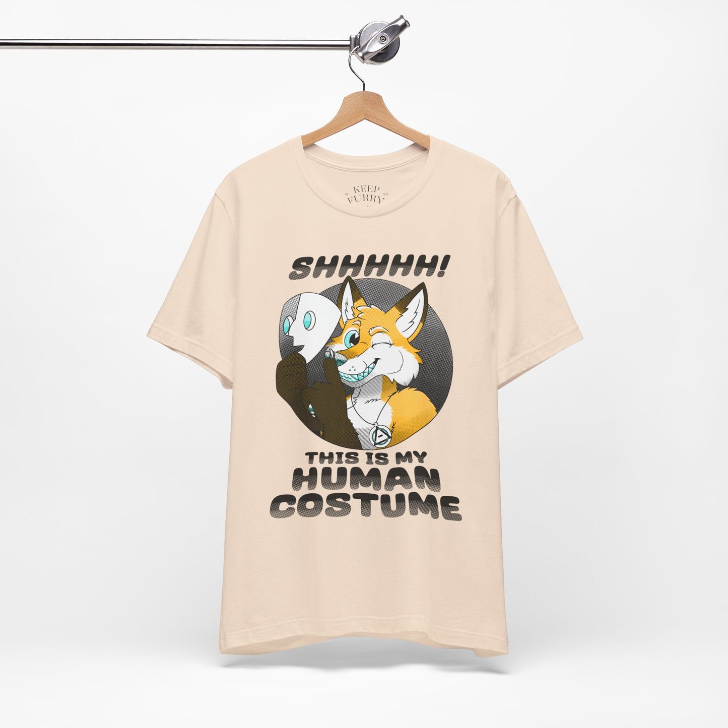 “This Is My Human Costume” Fox Tee – Keep Furry Weird