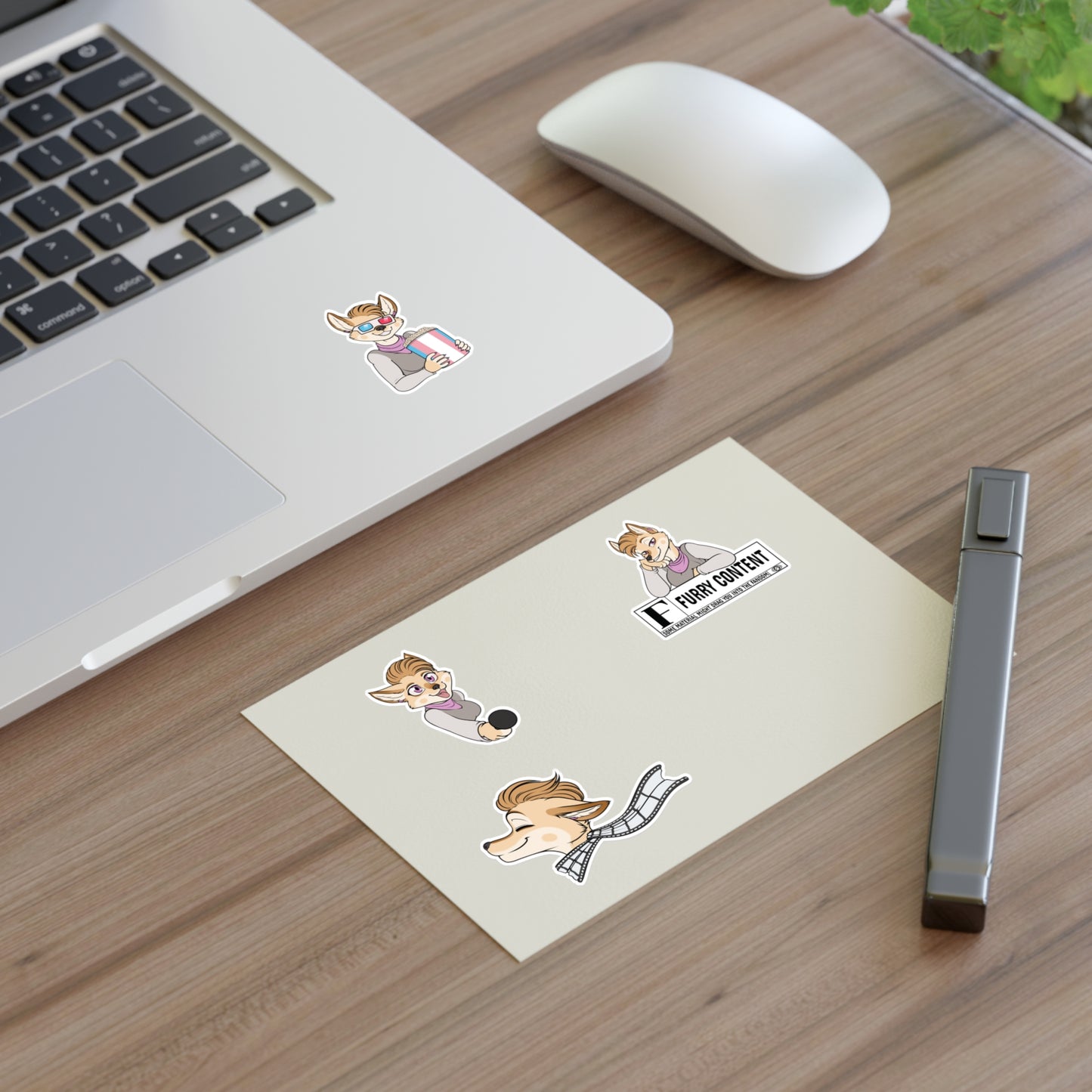 Ash Coyote Stickers