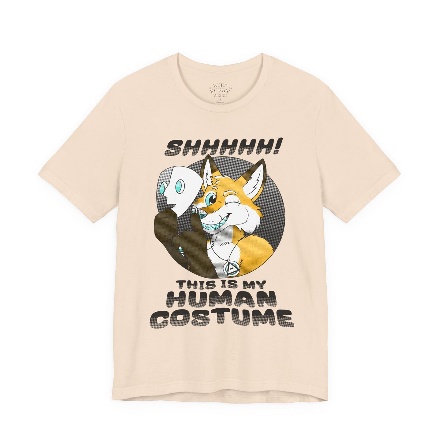 “This Is My Human Costume” Fox Tee – Keep Furry Weird