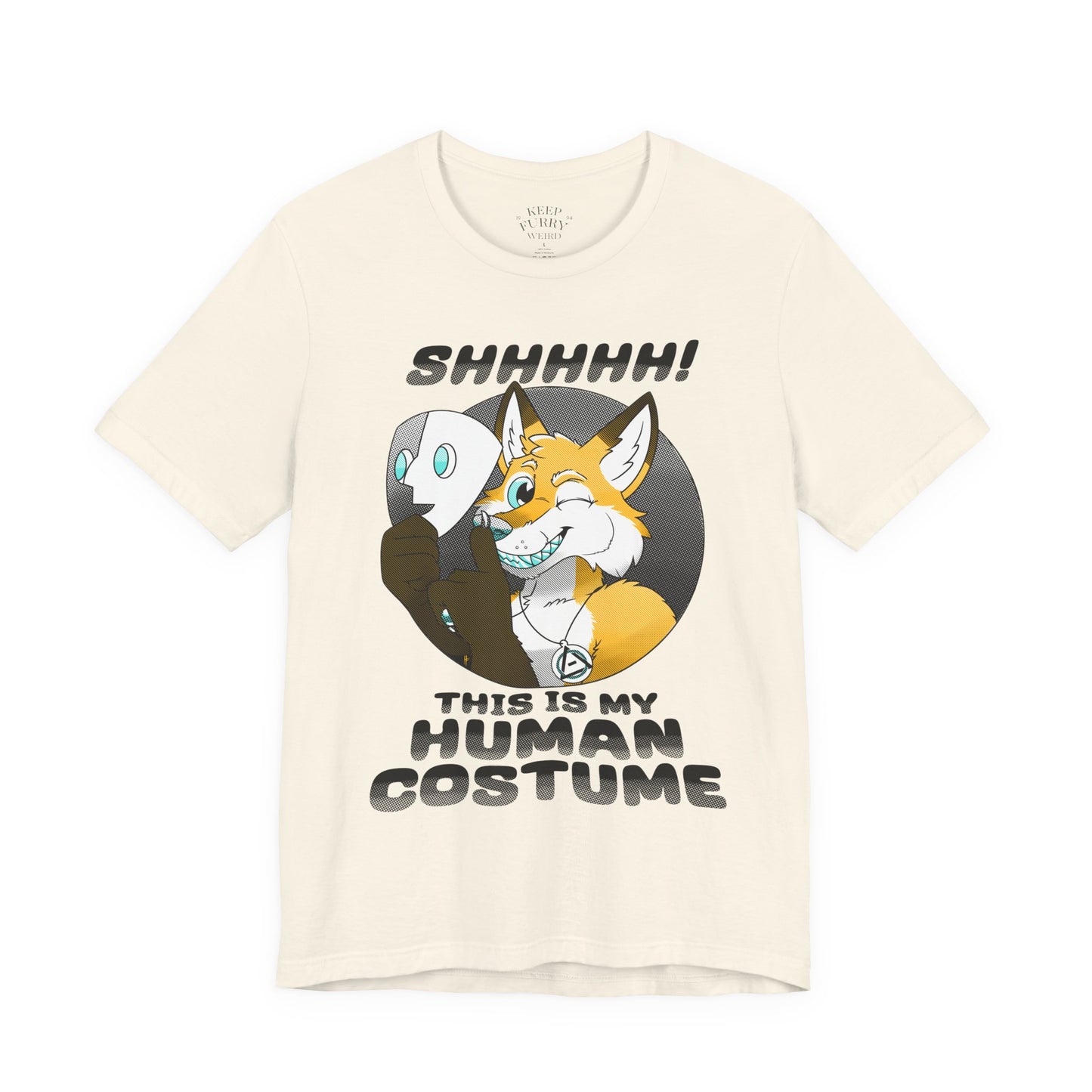 “This Is My Human Costume” Fox Tee – Keep Furry Weird