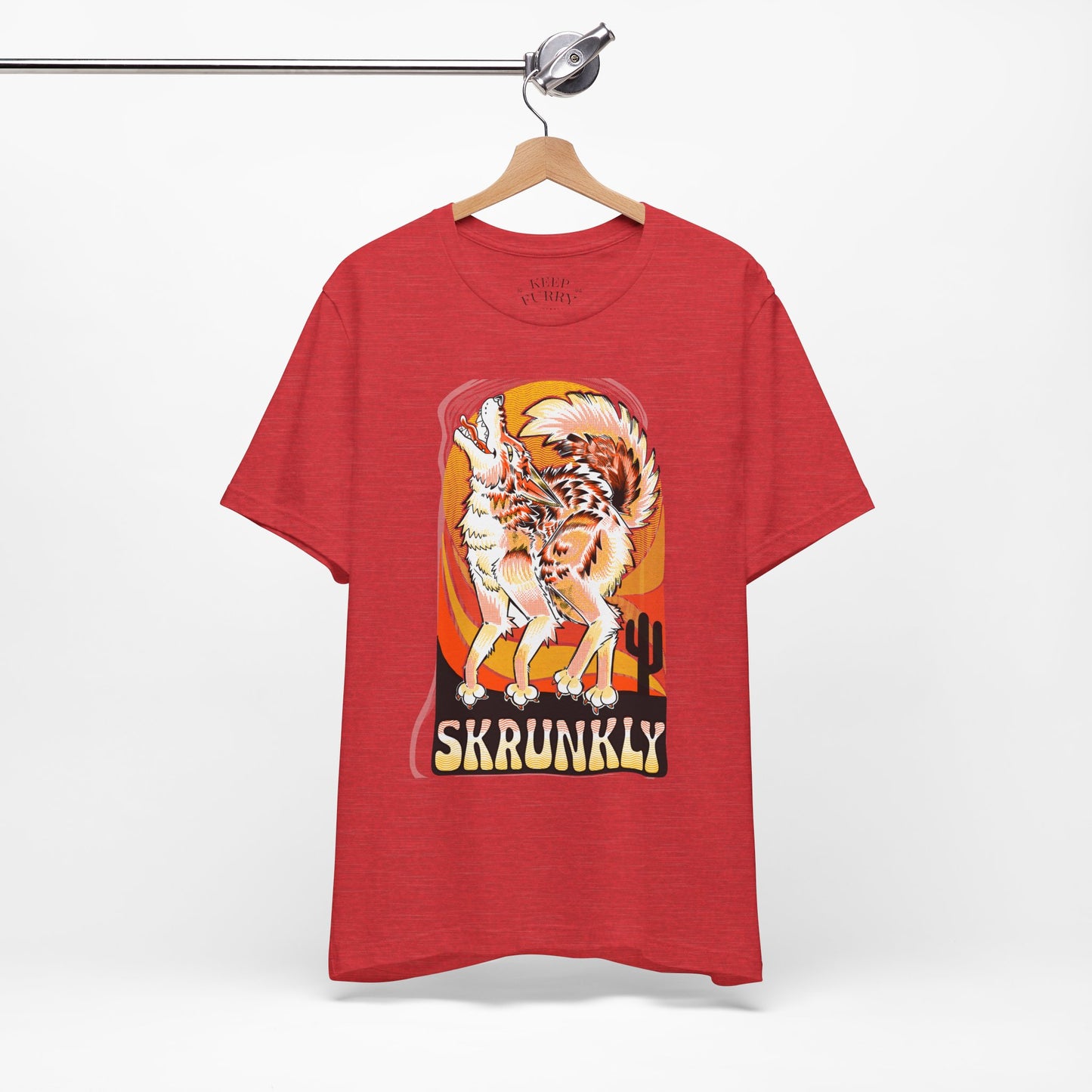 Furry T-Shirt - Skrunkly Desert Coyote | Keep Furry Weird