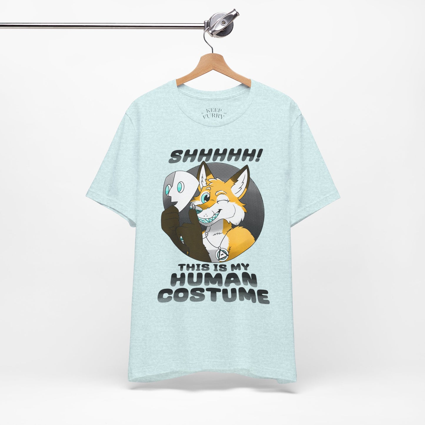 “This Is My Human Costume” Fox Tee – Keep Furry Weird