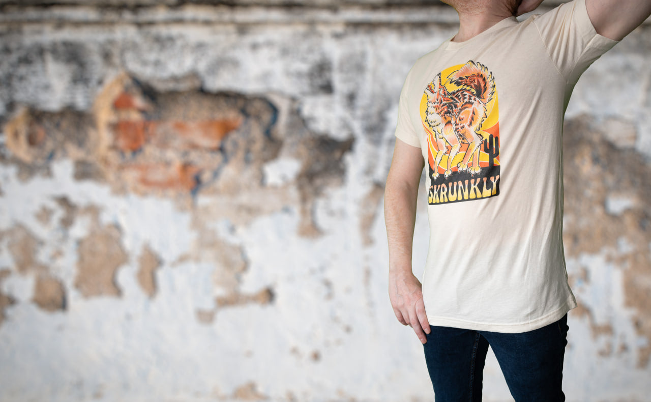 Skrunkly Desert Coyote Graphic Tee