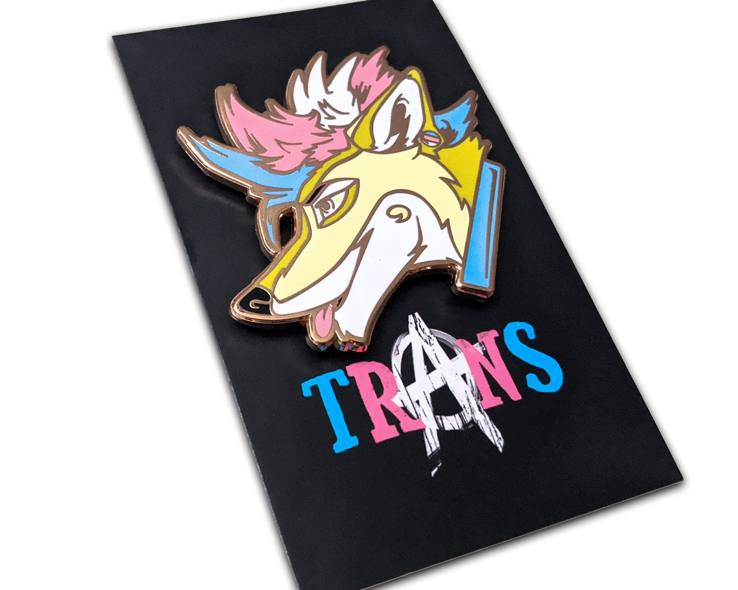 Punk Coyote - Hard Enamel Pin