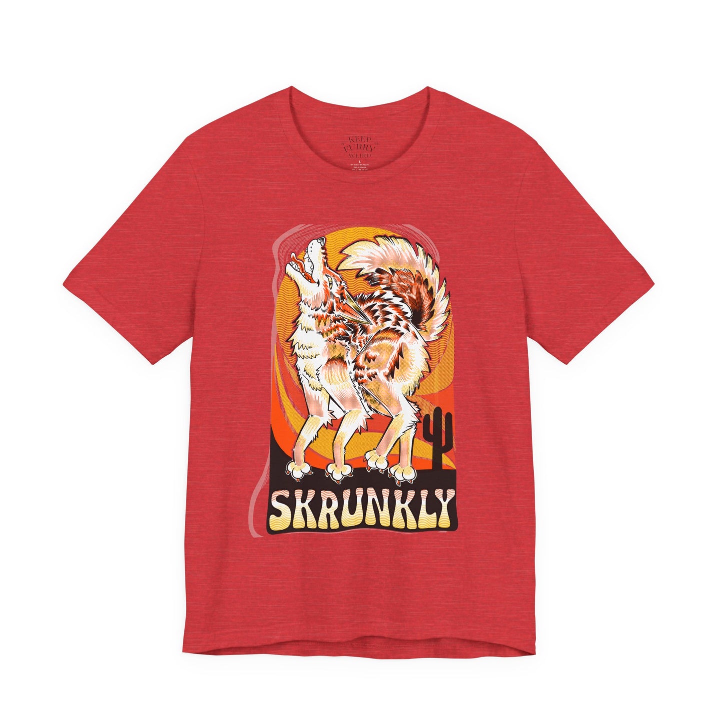 Furry T-Shirt - Skrunkly Desert Coyote | Keep Furry Weird