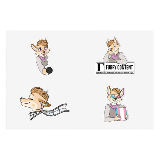 Ash Coyote Stickers