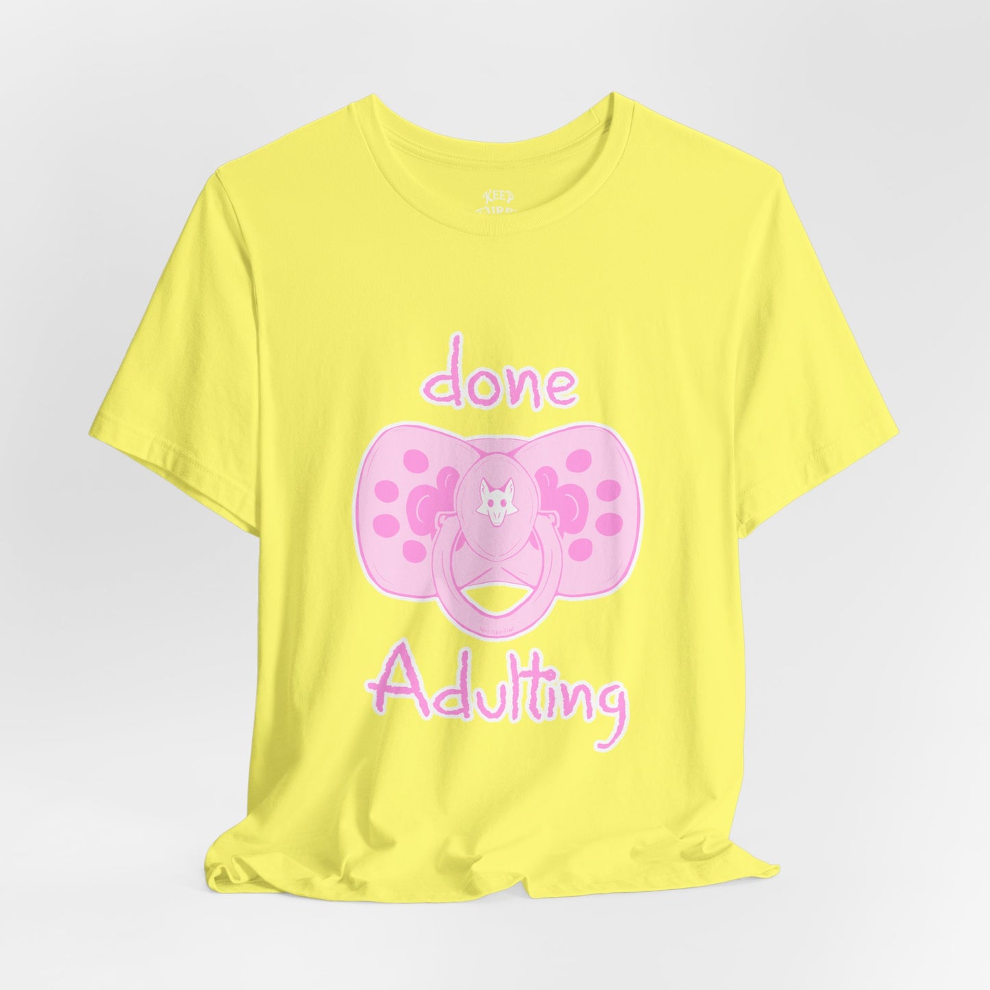Done Adulting Tee (pink)