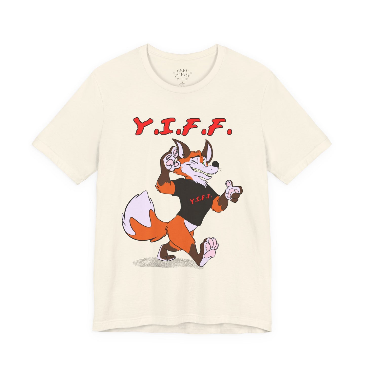 Y.I.F.F. Retro Fox Tee