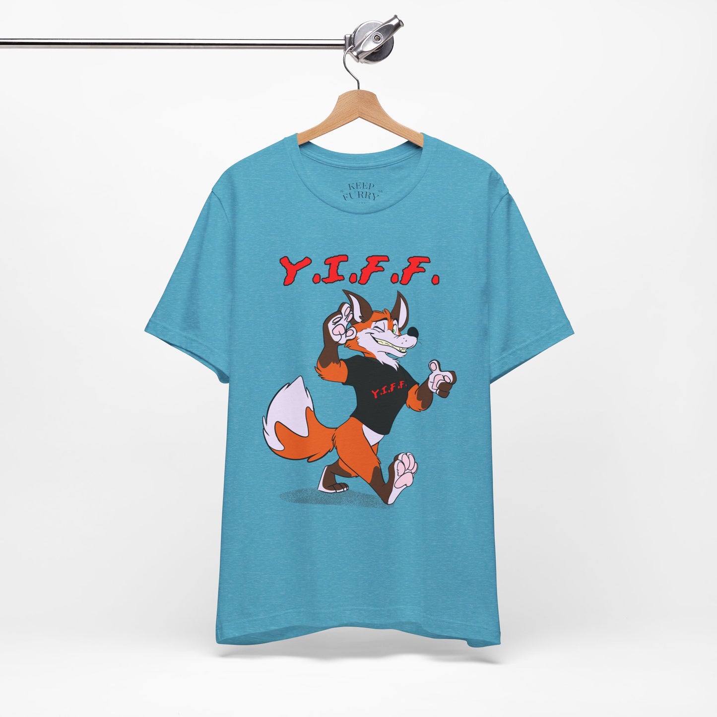 Y.I.F.F. Retro Fox Tee