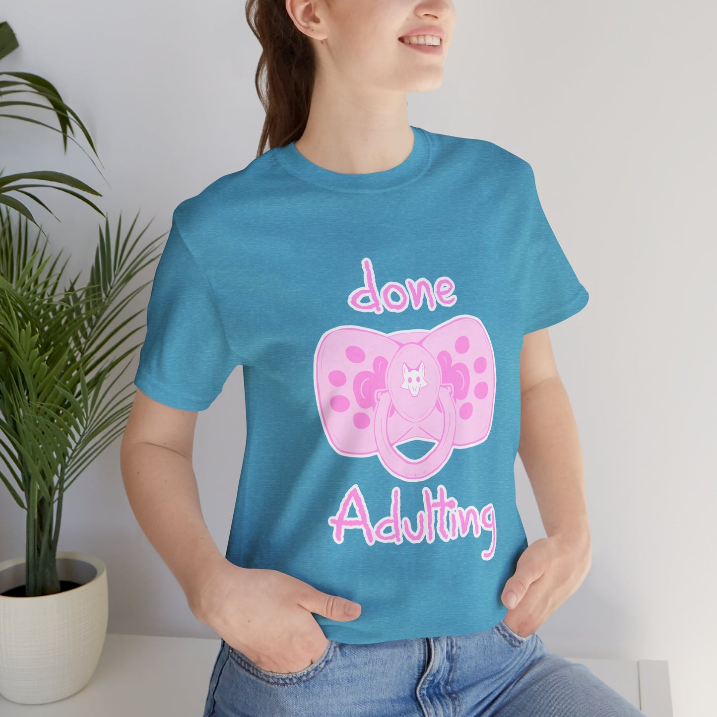 Done Adulting Tee (pink)