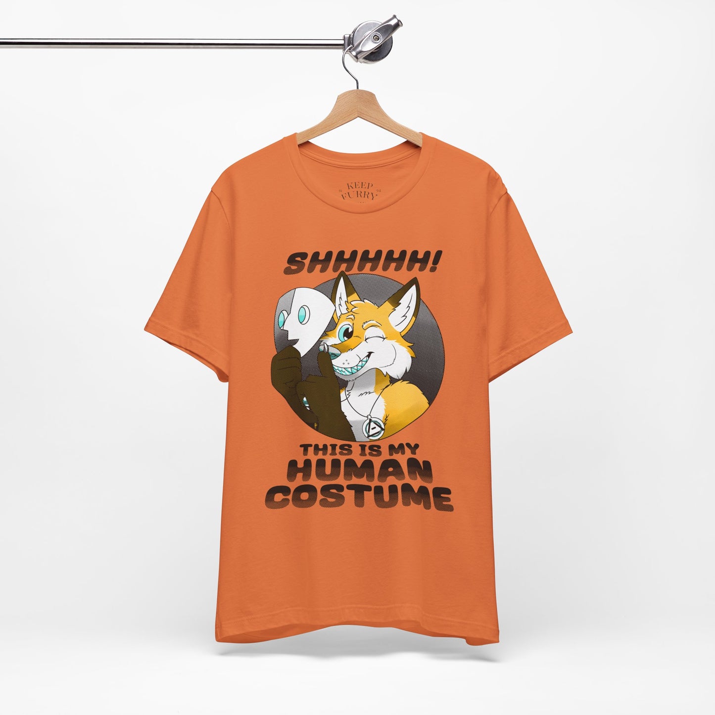 “This Is My Human Costume” Fox Tee – Keep Furry Weird