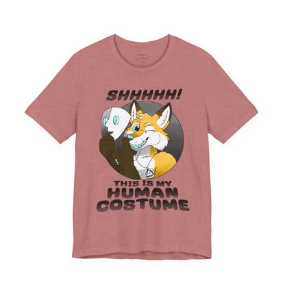 “This Is My Human Costume” Fox Tee – Keep Furry Weird