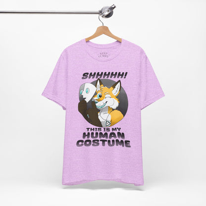 “This Is My Human Costume” Fox Tee – Keep Furry Weird