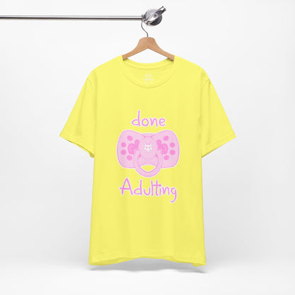 Done Adulting Tee (pink)