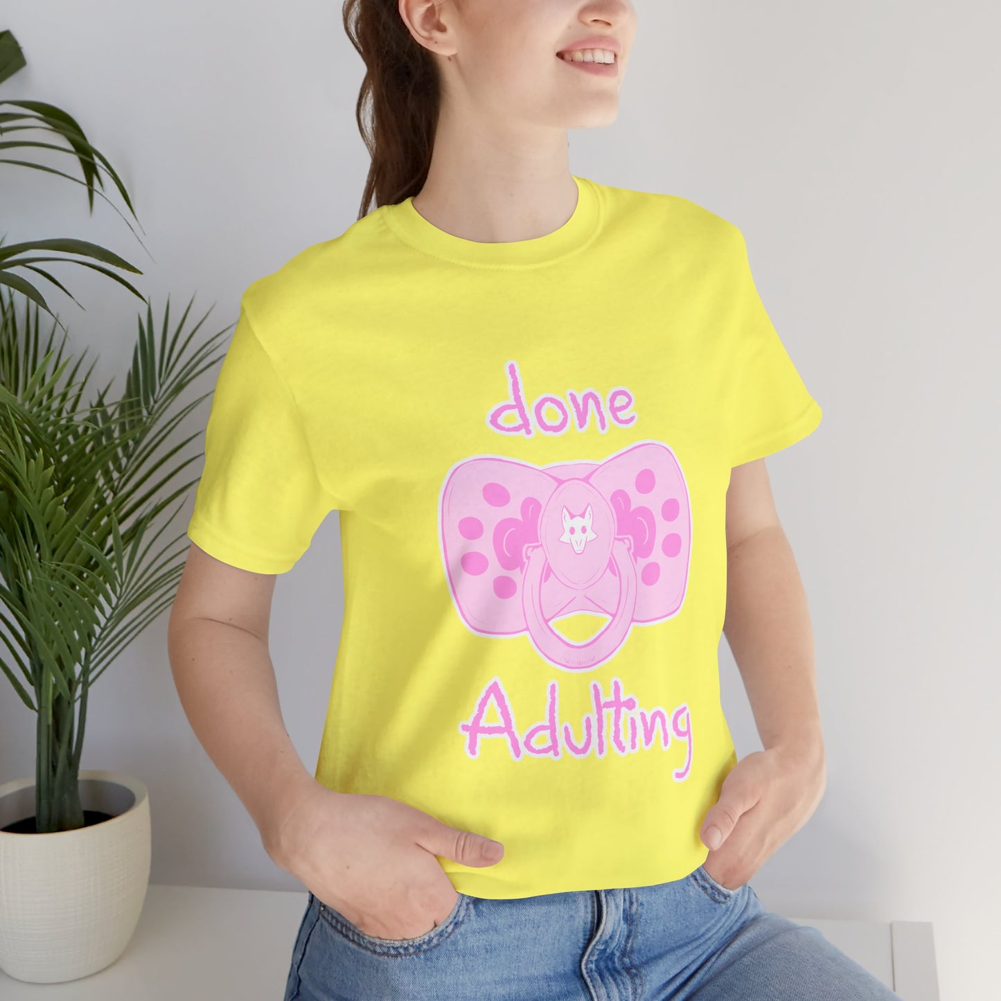 Done Adulting Tee (pink)