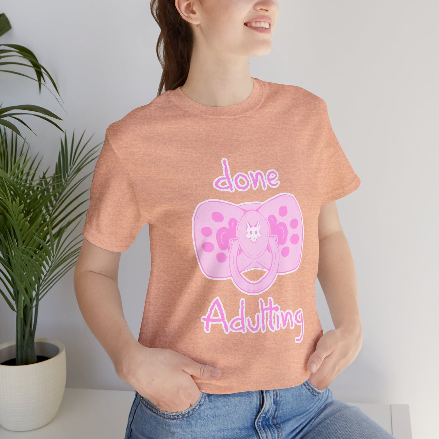 Done Adulting Tee (pink)