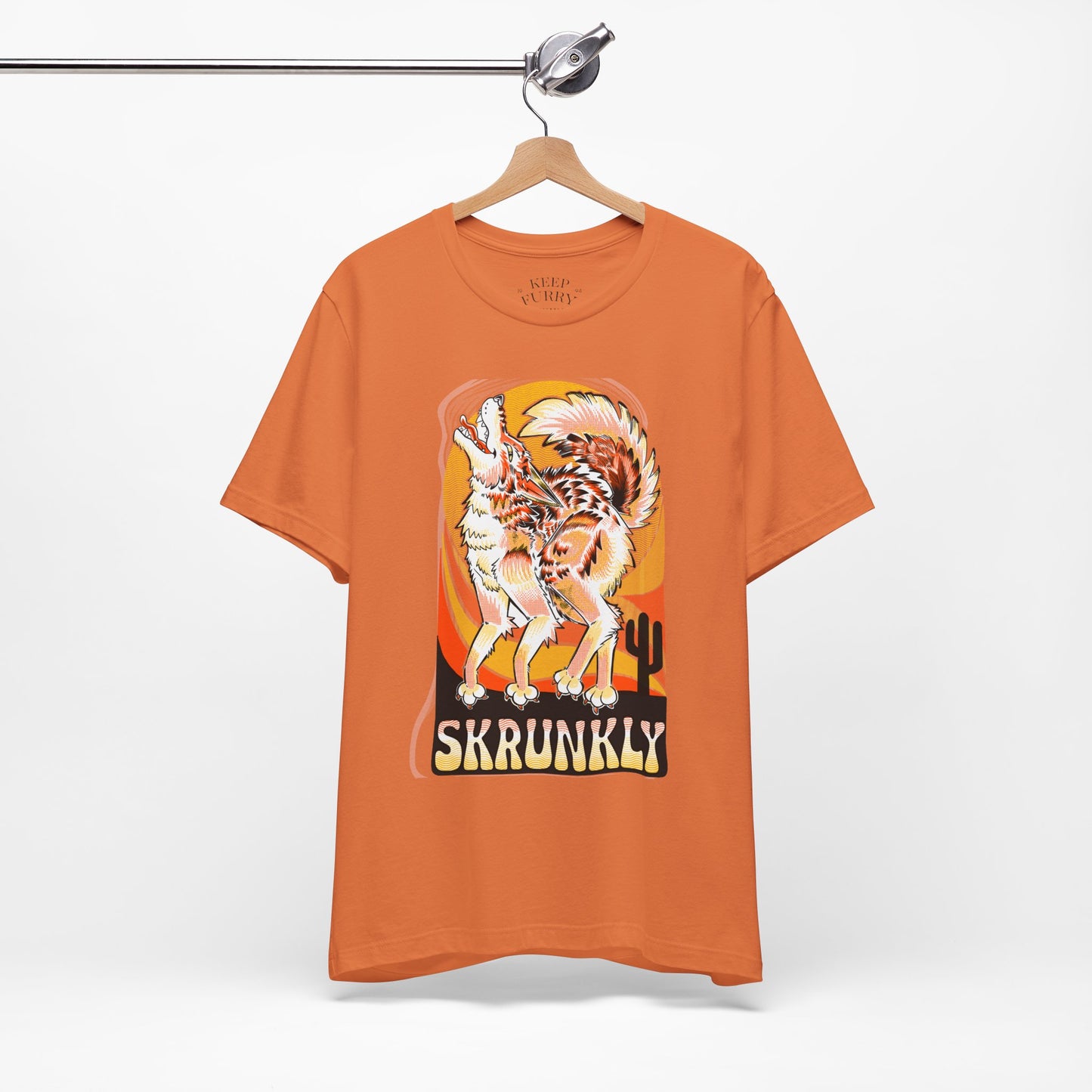 Furry T-Shirt - Skrunkly Desert Coyote | Keep Furry Weird