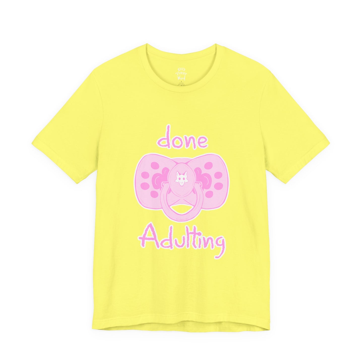 Done Adulting Tee (pink)