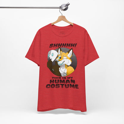 “This Is My Human Costume” Fox Tee – Keep Furry Weird