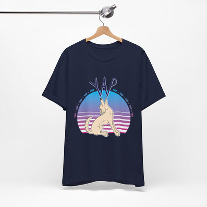 YAP! Retro Sunset Coyote Tee – Keep Furry Weird