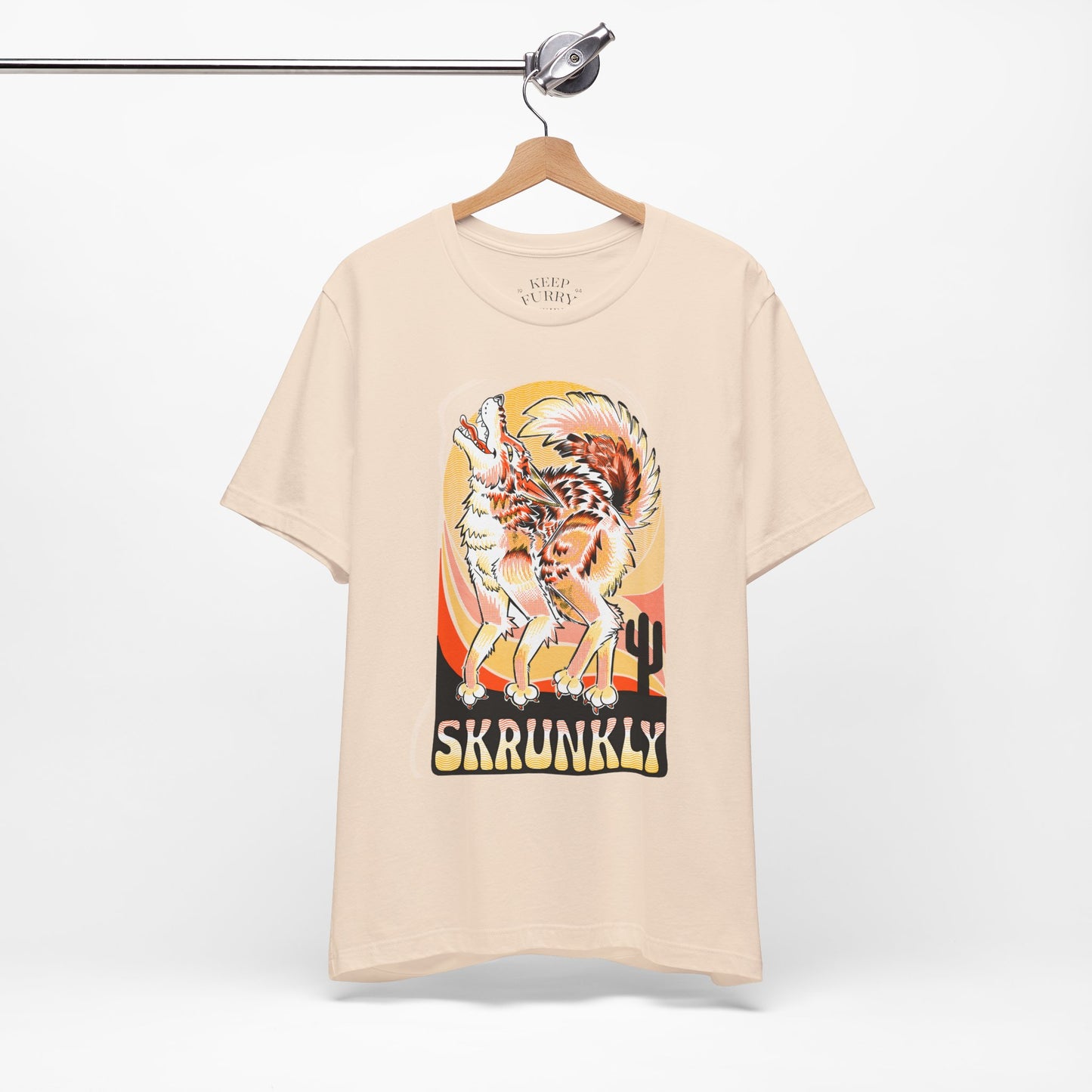 Furry T-Shirt - Skrunkly Desert Coyote | Keep Furry Weird