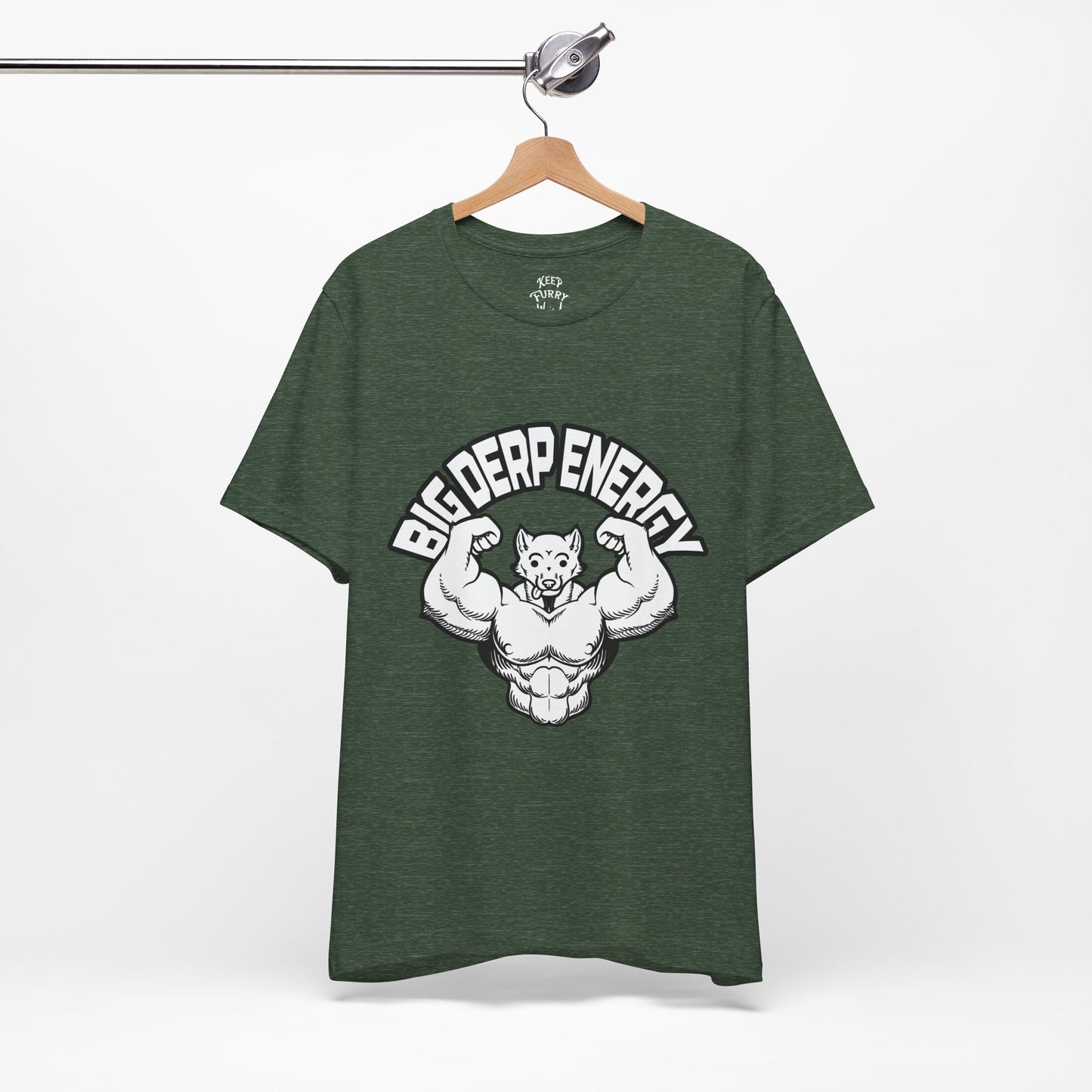 Furry T-Shirt - Big Derp Energy Tee (classic) | Keep Furry Weird