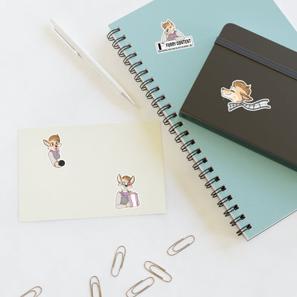 Ash Coyote Stickers