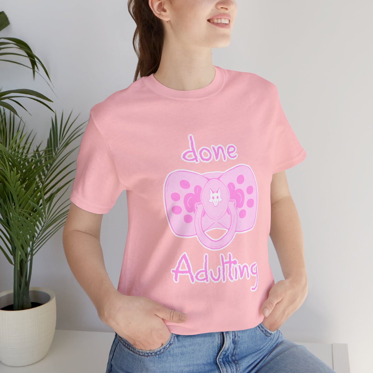 Done Adulting Tee (pink)