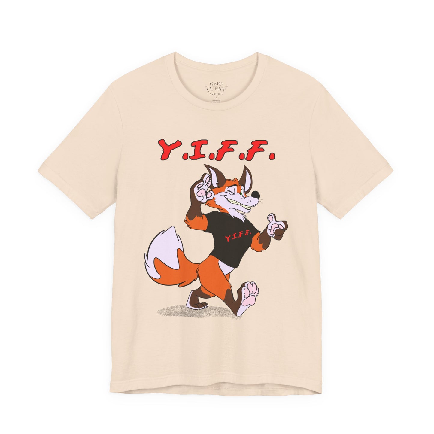 Y.I.F.F. Retro Fox Tee