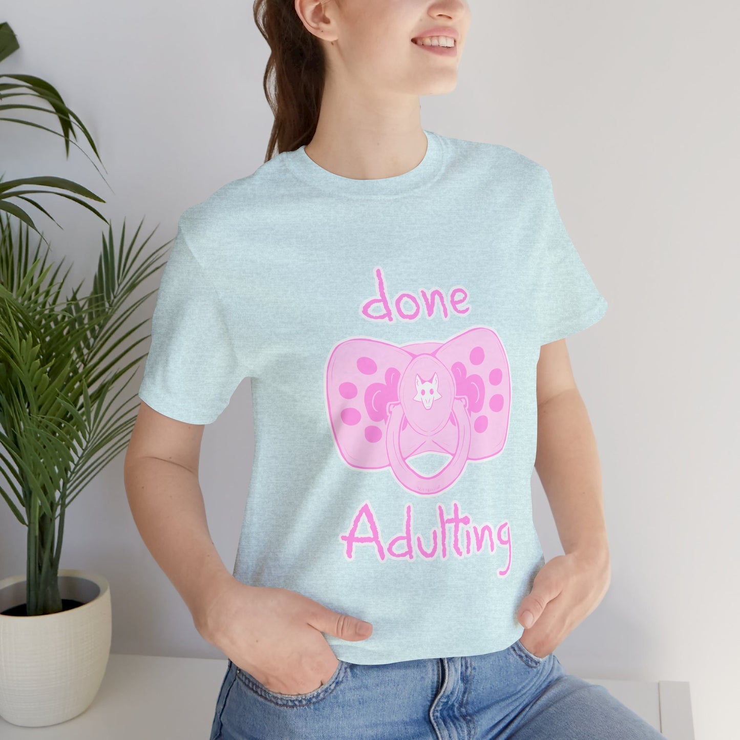 Done Adulting Tee (pink)