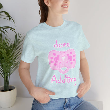 Done Adulting Tee (pink)