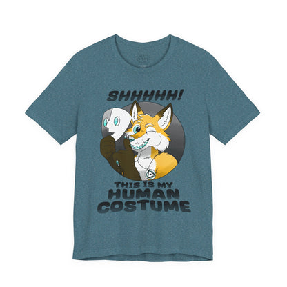 “This Is My Human Costume” Fox Tee – Keep Furry Weird