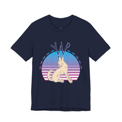YAP! Retro Sunset Coyote Tee – Keep Furry Weird