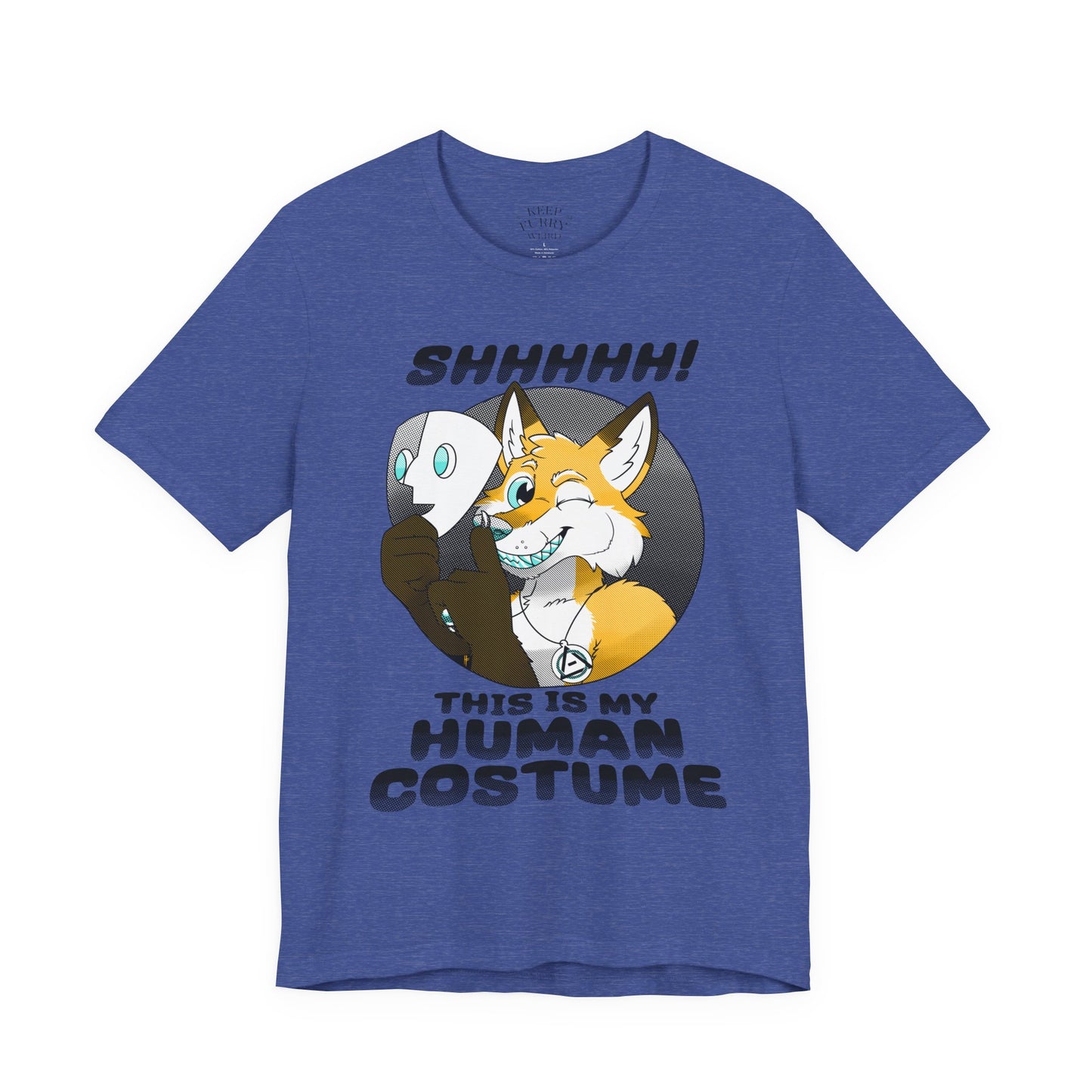 “This Is My Human Costume” Fox Tee – Keep Furry Weird