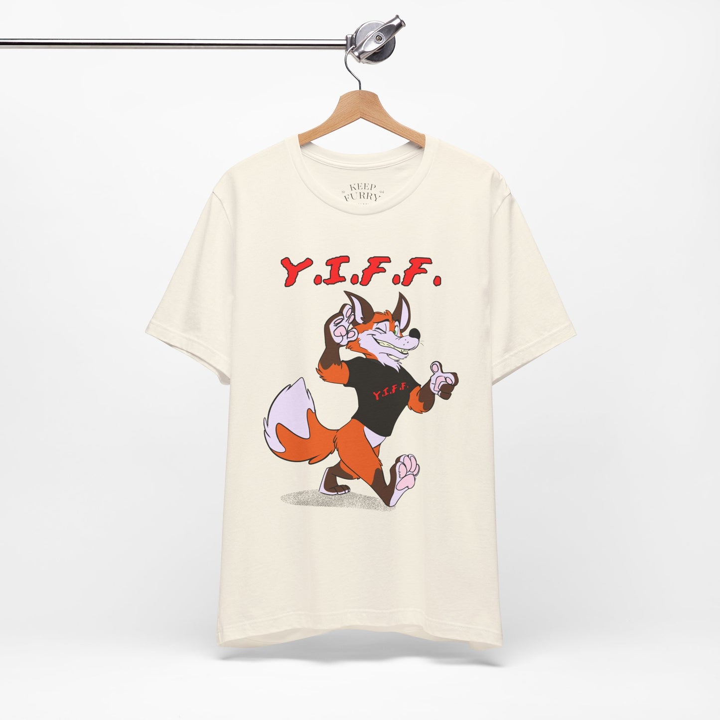 Y.I.F.F. Retro Fox Tee