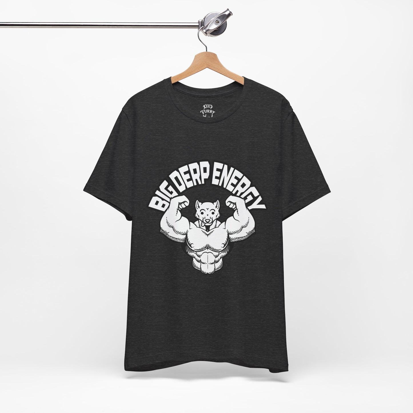 Furry T-Shirt - Big Derp Energy Tee (classic) | Keep Furry Weird