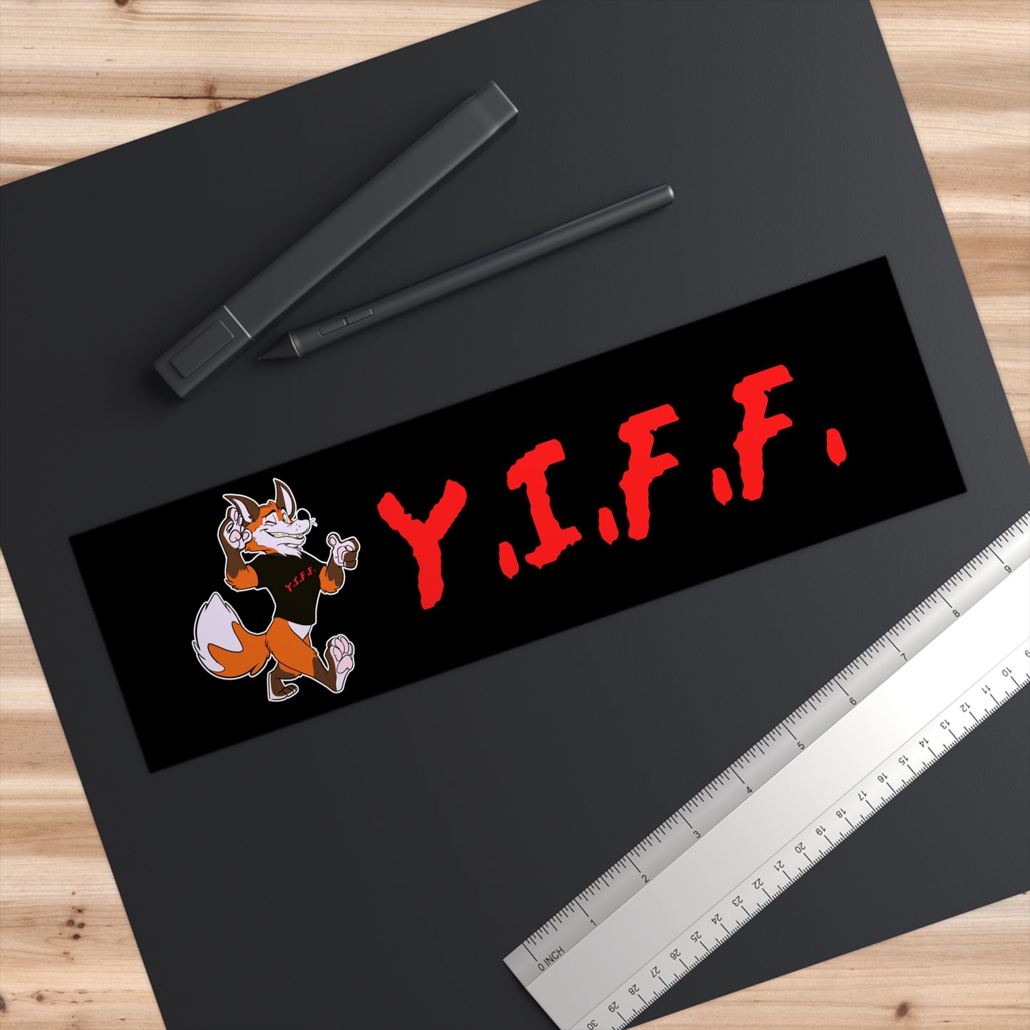 Y.I.F.F. Retro Inspired Bumper Sticker