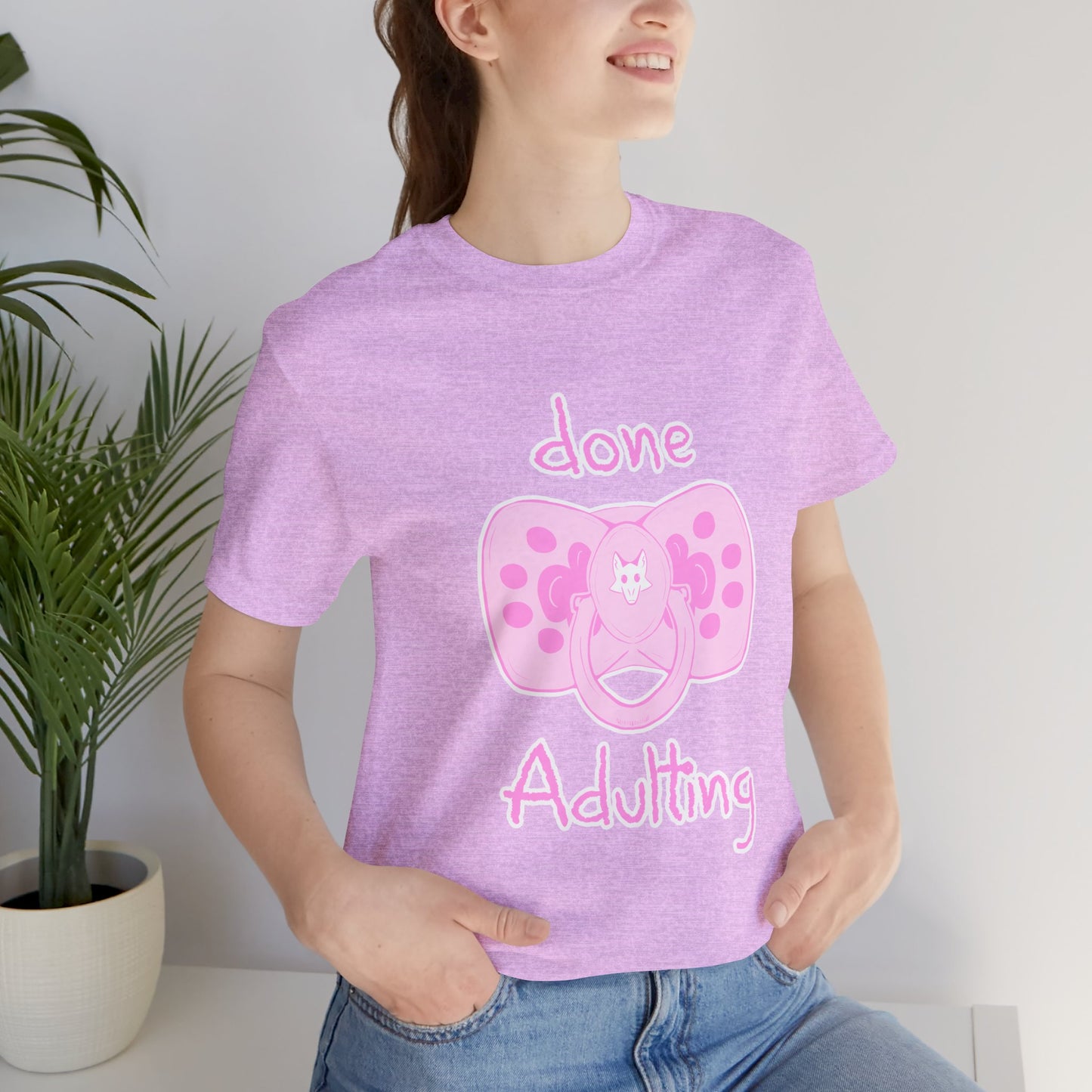 Done Adulting Tee (pink)